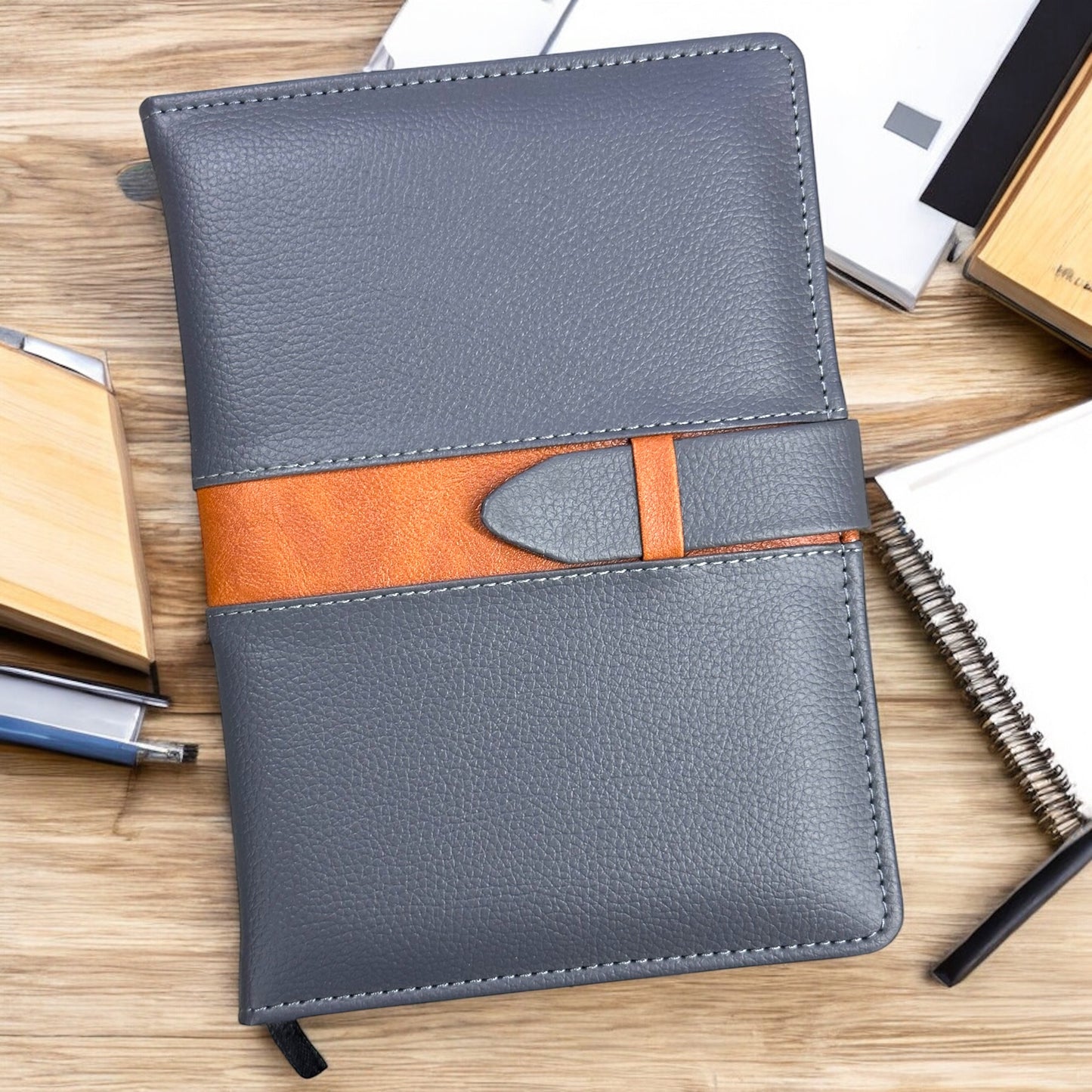 Grey Belt - A5 Notebook - Karigar Chiriyaa
