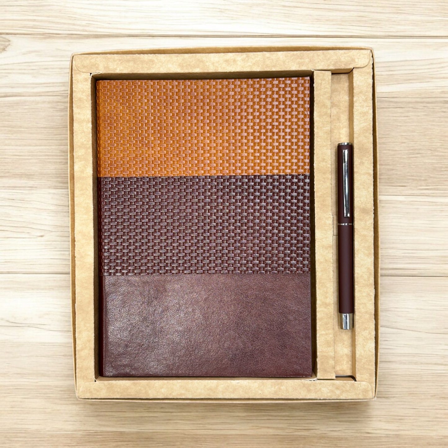 Bricky Brown Tan 2 in 1 Set - Karigar Chiriyaa