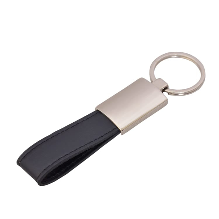 Premium black band metal keychain - Karigar Chiriyaa