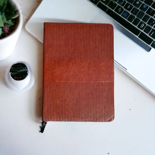 Tan Basic - A5 Notebook - Karigar Chiriyaa