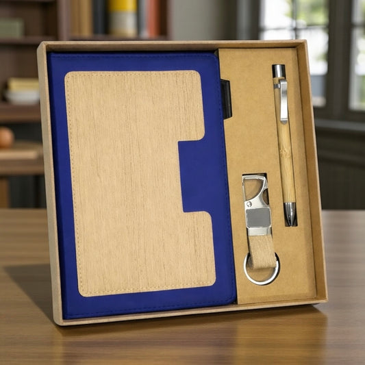 Blue woody 3 in 1 gift set - Karigar Chiriyaa