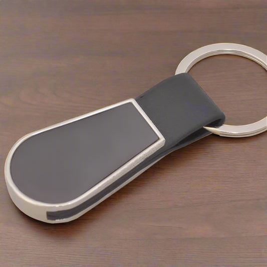 Oval shape metal with black band - Karigar Chiriyaa